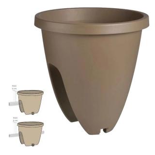 Kvetináč Balconia OVI 26 cm - Taupe PLA-4111379072