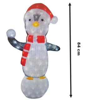 LED Akryl PINGUIN XL 84x48x28,5 cm LE-095