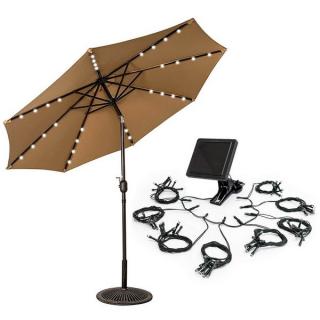 LED Solárne osvetlenie na slnečník HI-75060