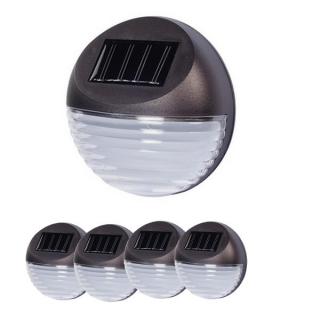 LED solárne svetlo na plot - 4 ks HI-70282