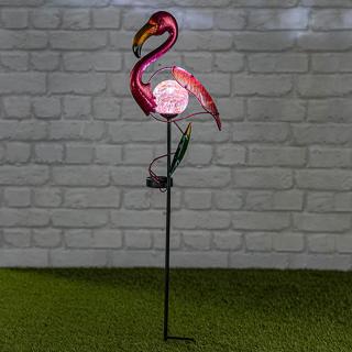 LED solárny záhradný kolík Flamingo HI-70472