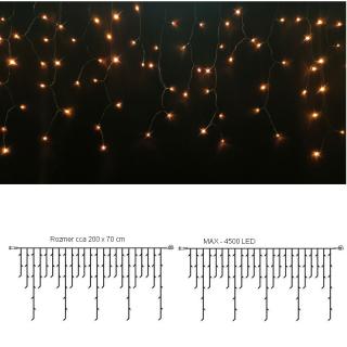 LED svetelný záves Strapce 100 LED - Spojovateľný LE- 302CO