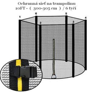 Proki | Ochranná sieť na trampolínu 300 cm - 6 tyčí PRO-210-6