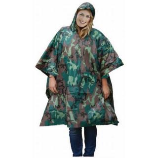 Pršiplášť PONCHO - CAMUFLAGE - BENN PRO-11387