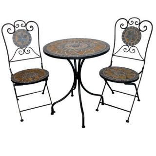 Záhradný Bistro set MOSAIK 3 dielny Grau LE-4340