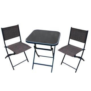 Záhradný set BISTRO Home 2x kreslo 1x stolík LE-4600