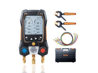 Testo 550s SMART SET s hadicami - Digitálny servisný prístroj s bezdrôtovými kliešťovými teplotnými sondami