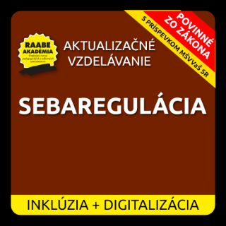INKLÚZIA a DIGITALIZÁCIA – SEBAREGULÁCIA
