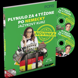 PLYNULO ZA 4 TÝŽDNE PO NEMECKY / JAZYKOVÝ KURZ + 2 CD