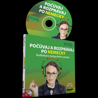 POČÚVAJ A ROZPRÁVAJ PO NEMECKY – AUDIOKURZ NEMECKÉHO JAZYKA – CD