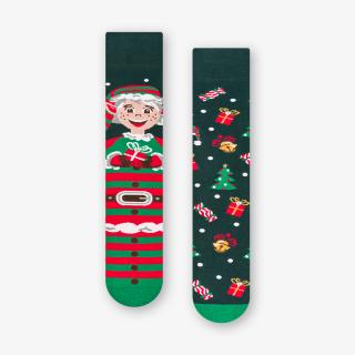 More fashion ponožky VIANOČNÝ ELF dámske