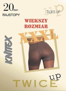 Pančuchové nohavice Knittex TWICE-UP XXXL 20den