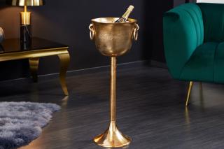 Chladič CHAMPAGNE 80 GOLD (Vysoký chladič na nápoje zlatý 80cm.)