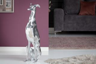 Dekorácia DOGGY (Sediaci dizajnový pes vysoký 70cm.)