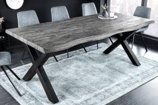 Jedálenský stôl BATUMI 3 GRAY 180 (Dizajnový jedálenský stôl v prevedení šedý dub 180cm.)