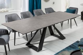 Jedálenský stôl CONCORD ANTRACIT (Rozkladací jedálenský stôl v antracitovom vzhľade 180-230cm.)