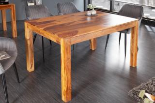 Jedálenský stôl LAOSE 140 (Jedálenský stôl z masívneho dreva 140cm.)