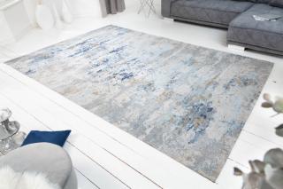 Koberec AMON BLUE (Dizajnový koberec modrý 350x240cm.)