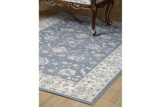 Koberec CLASSIC BLUEIVORY 120 (Luxusný vlnený koberec 120x170cm.)