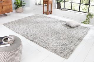 Koberec NASSAU GRAY (Luxusný koberec z vlny 240x160cm.)
