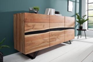 Komoda AMAZONA (Komoda z masívneho dreva natural 150cm.)