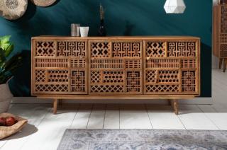 Komoda MARRAKESCH (Dizajnová komoda z masívneho dreva 160cm.)