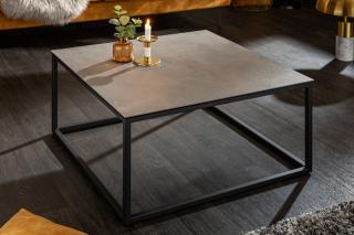 Konferenčný stolík CASSIDY BETON SMALL (Konferenčný stolík vo vzhľade betónu 75cm.)