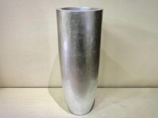 Kvetináč SATINE SILVER 58 (Dizajnový vysoký kvetináč na kvety 58cm.)