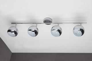 Lampa BUBBLE BALL CHROME (Dizajnové stropné svietidlo strieborné.)