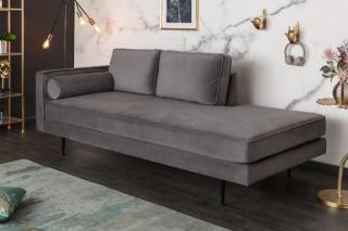 Leňoška ODYSSEA GRAY (Luxusná leňoška v šedej farbe.)