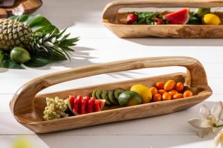 Miska BALI WOOD (Drevená miska dekorácia z teakoveho dreva.)