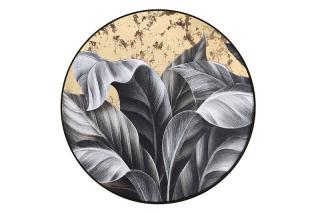 Obraz BURDOCK ROUND 90 (Veľký obraz v ráme na bavlnenom plátne 90cm.)