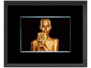 Obraz GOLDEN LADY II (Dizajn obraz na stenu 80x60cm.)