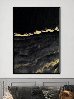 Obraz NIGHT SEA (Dizajn farebný obraz na stenu 82x122cm.)