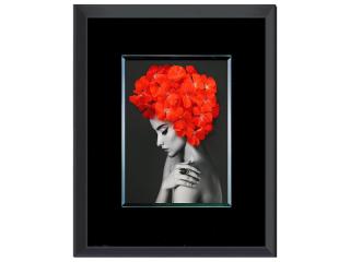 Obraz RED FLOWERS (Dizajn obraz na stenu 80x60cm.)