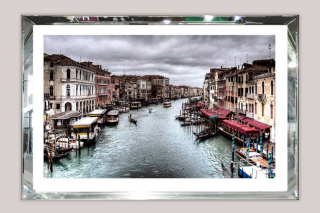 Obraz VENEZIA II MIRROR (Dizajnový obraz na stenu so sklom 80x60cm.)