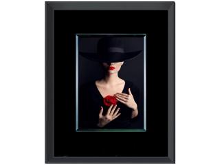 Obraz WOMAN IN HAT (Dizajn obraz na stenu 80x60cm.)