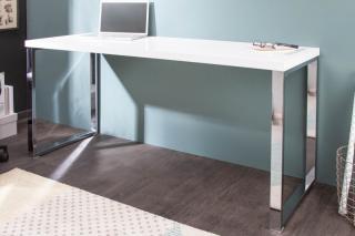 Písací stôl DESK 140 Výpredaj (Dizajnový písací stôl biely 140cm.)