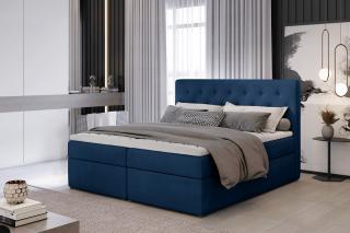 Posteľ LOREE 180 (Moderná boxspring posteľ 180x200cm - 12 farebných variantov.)
