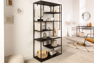 Regál DIPALI STEEL (Industriálny vysoký regál z kovu 180cm.)