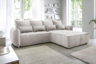 Sedačka Campo Relax Beige (Rohová sedačka s úložným priestorom a lôžkom na spanie.)