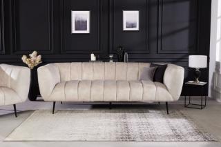 Sedačka NOBLESSA CHAMPAGNE (Moderná sedačka svetlá 225cm.)