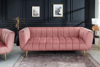 Sedačka NOBLESSA ROSE (Moderná sedačka ružová 225cm.)