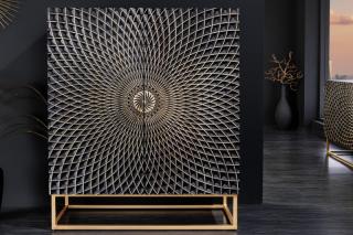 Skrinka Illusion Mango (Dizajnová skrinka z masívneho mangového dreva 120cm.)