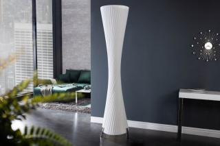 Stojanová lampa HELIX (Elegantná stojacia lampa biela 160cm.)