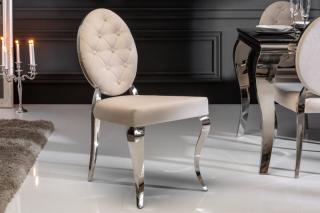 Stolička BAROCK MODEL 2 BEIGE (Baroková jedálenská stolička béžová.)