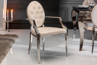 Stolička BAROCK MODEL BEIGE (Baroková jedálenská stolička béžová.)