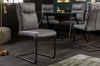 Stolička CALIFORNIA GRAY 2 (Moderná jedálenská stolička šedá.)