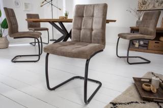 Stolička MODERN VINTAGE TAUPE (Jedálenská stolička vintage taupe.)