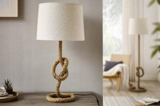Stolová lampa KNOT (Dizajnová lampa na stôl 80cm.)